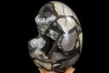 Septarian Dragon Egg Geode - Crystal Filled #71845-2